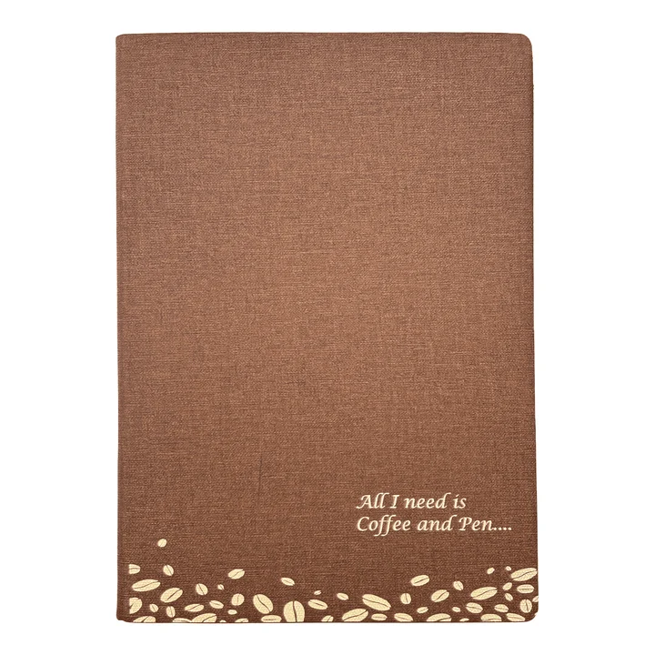 Premium Coffee Aroma Metal Pen & Diary Gift Set - Image 5