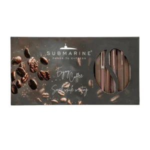 Premium Coffee Aroma Metal Pen & Diary Gift Set